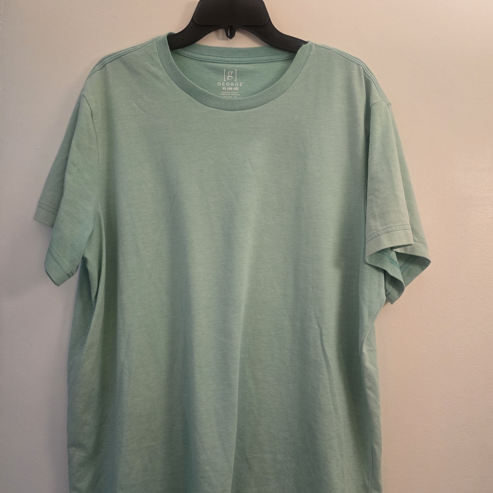 George Men's Light Green Short Sleeve Tee